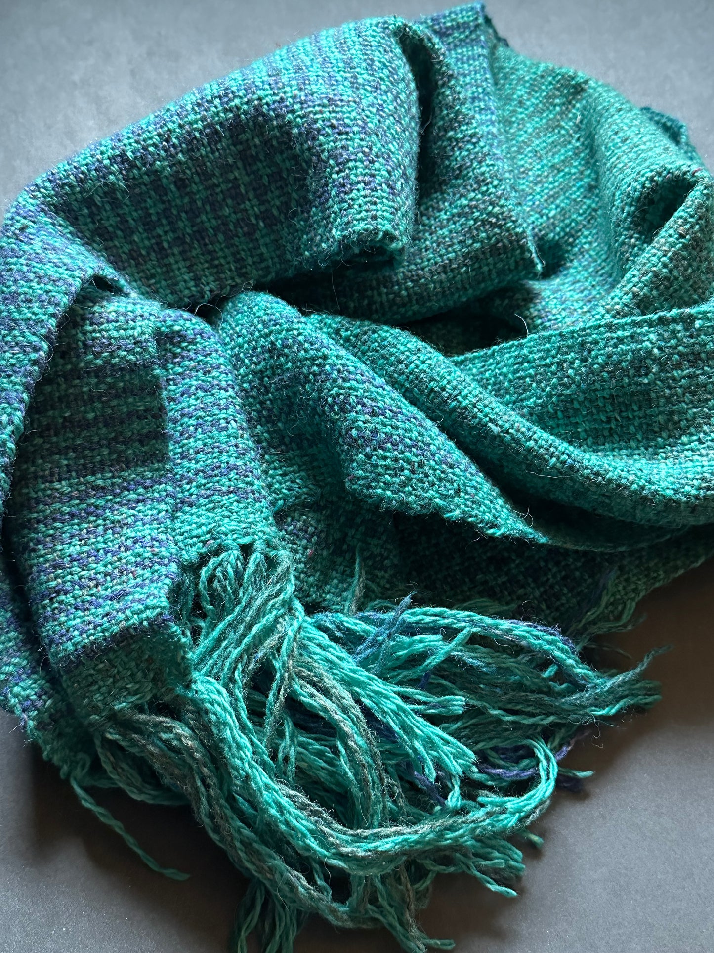 Handwoven Wool Scarf #3