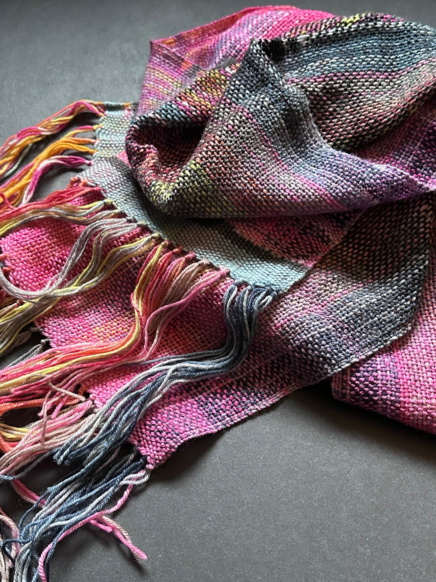 Handwoven Wool Scarf #1