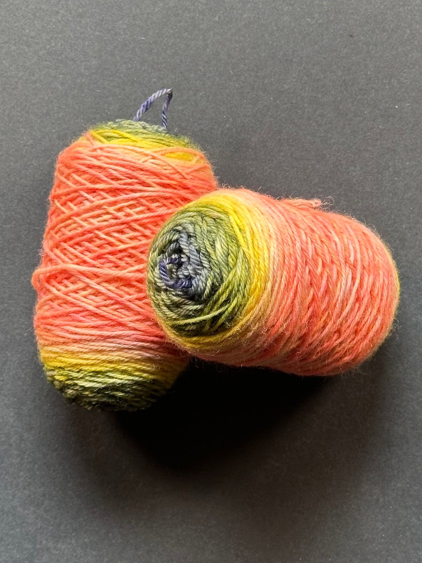 “Millions of Peaches" Superwash BFL Sport Weight Sock Twins