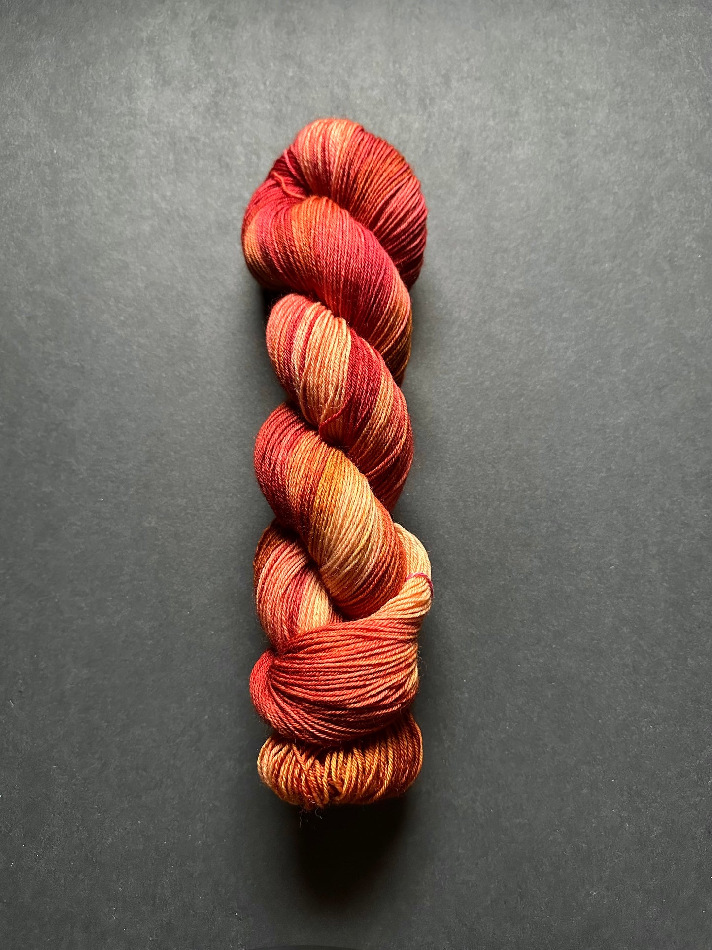 "The Rust of Us" Superwash BFL 4ply Sock