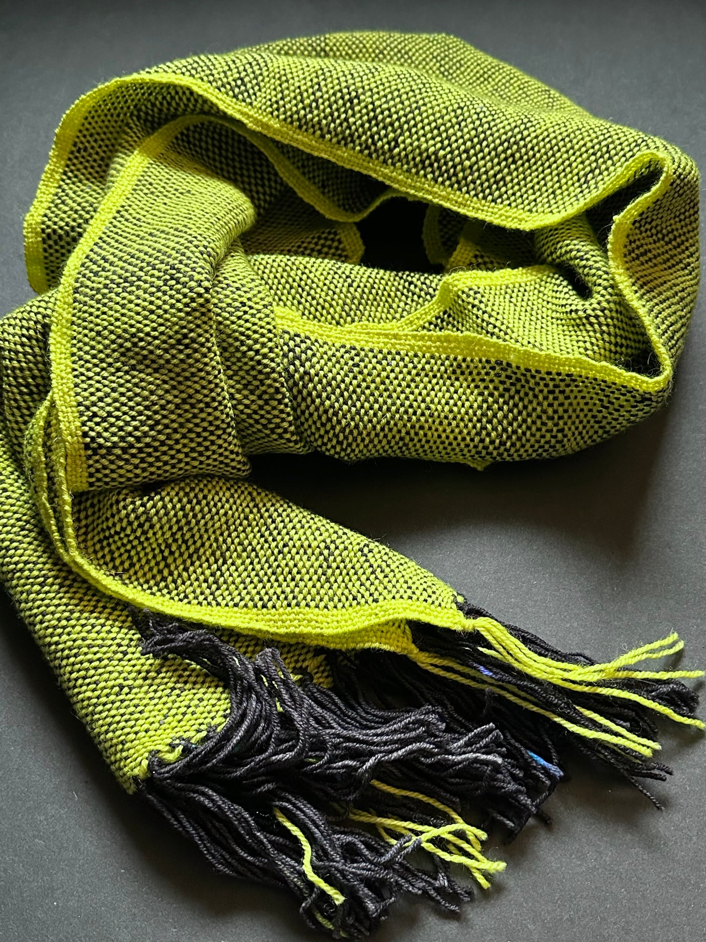 Handwoven Wool Scarf #5