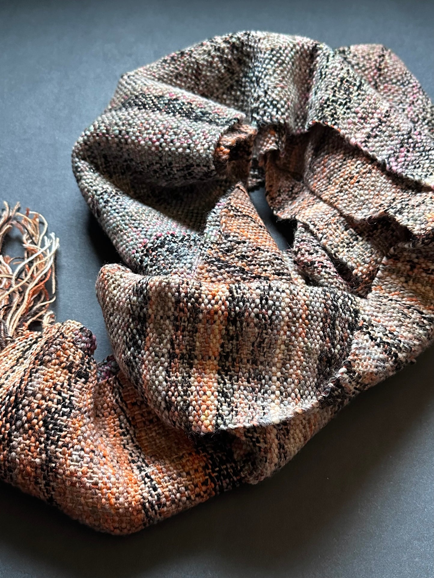 Handwoven Wool Scarf #6