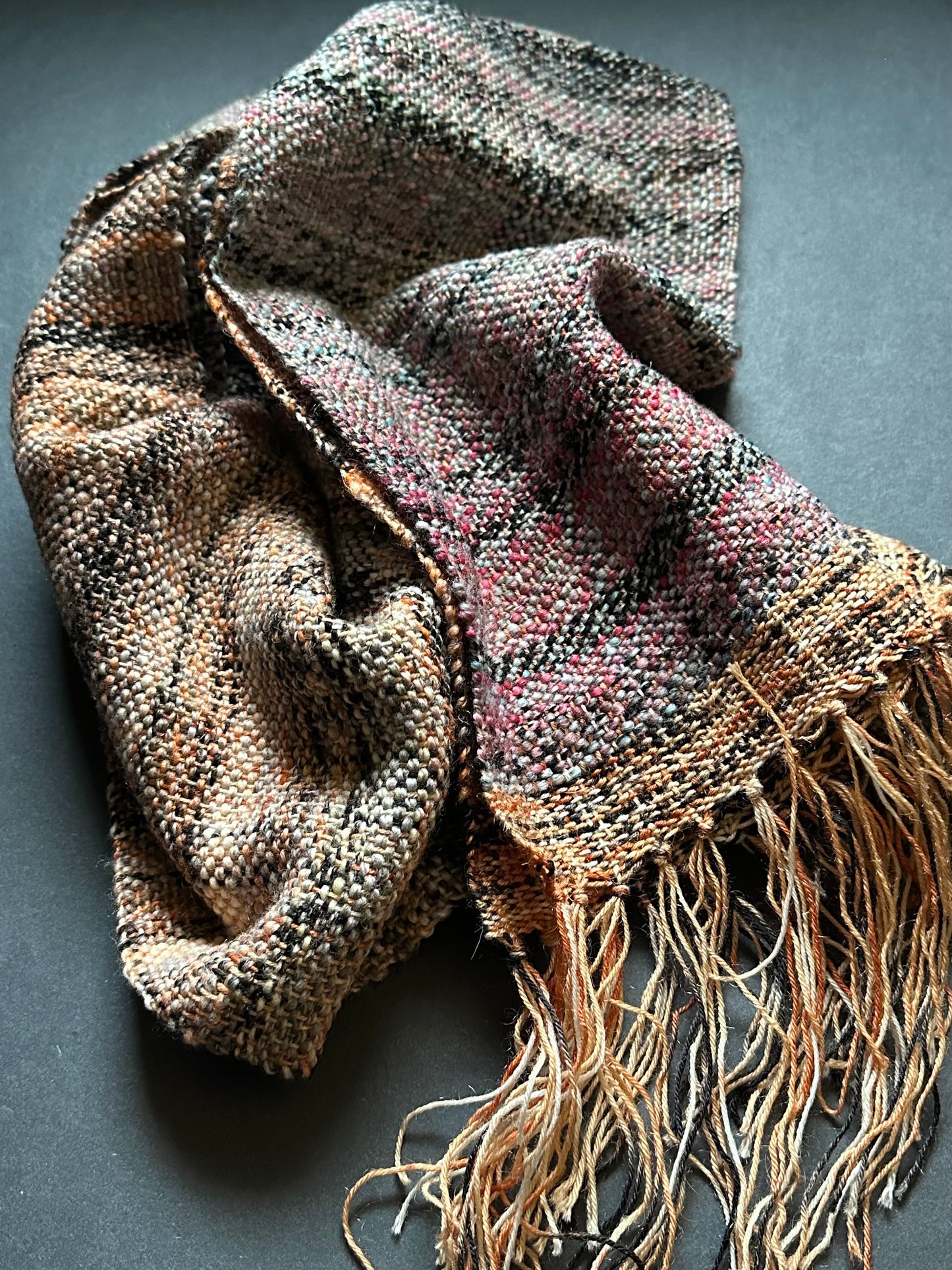 Handwoven Wool Scarf #6