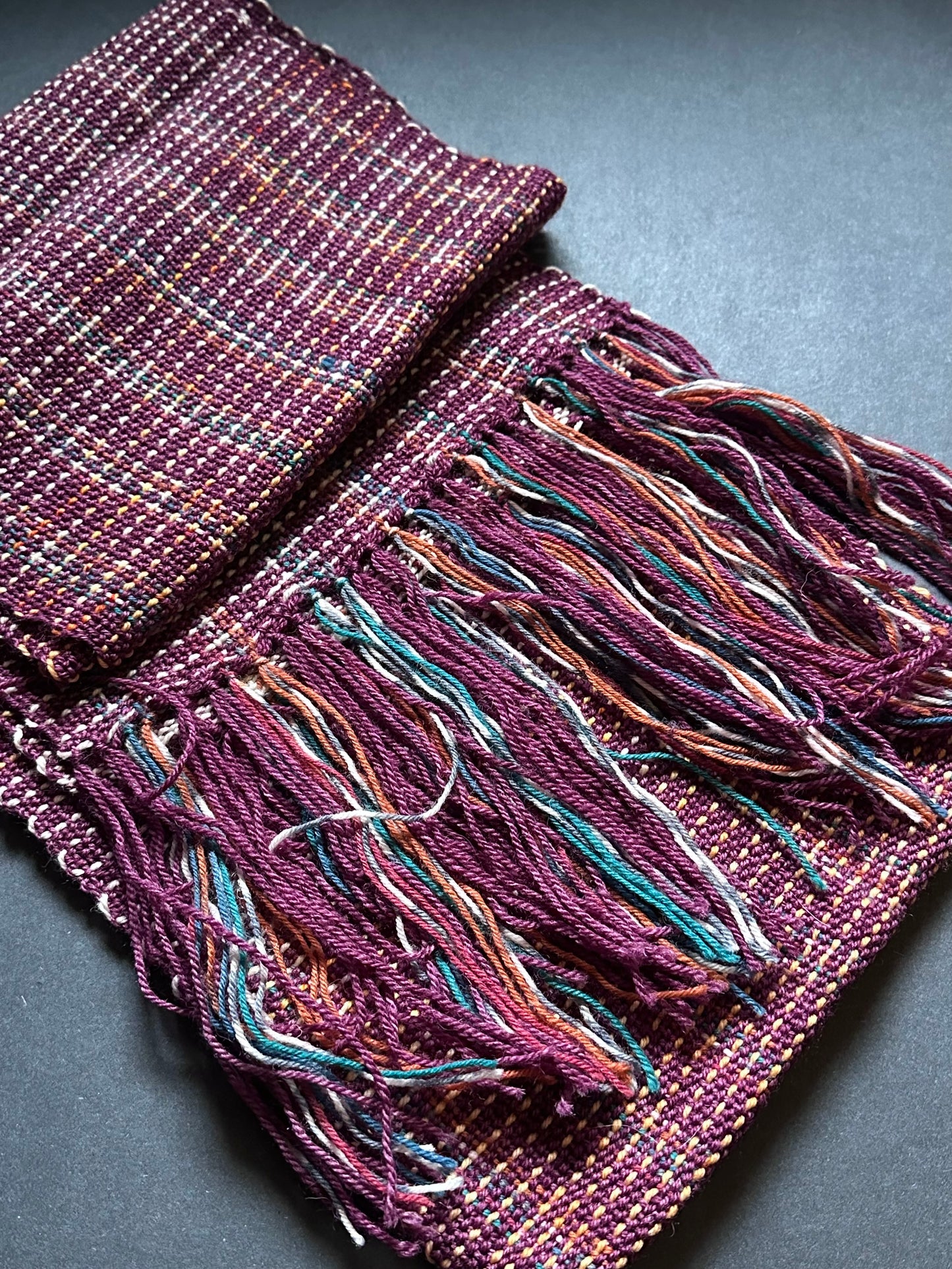 Handwoven Wool Scarf #2