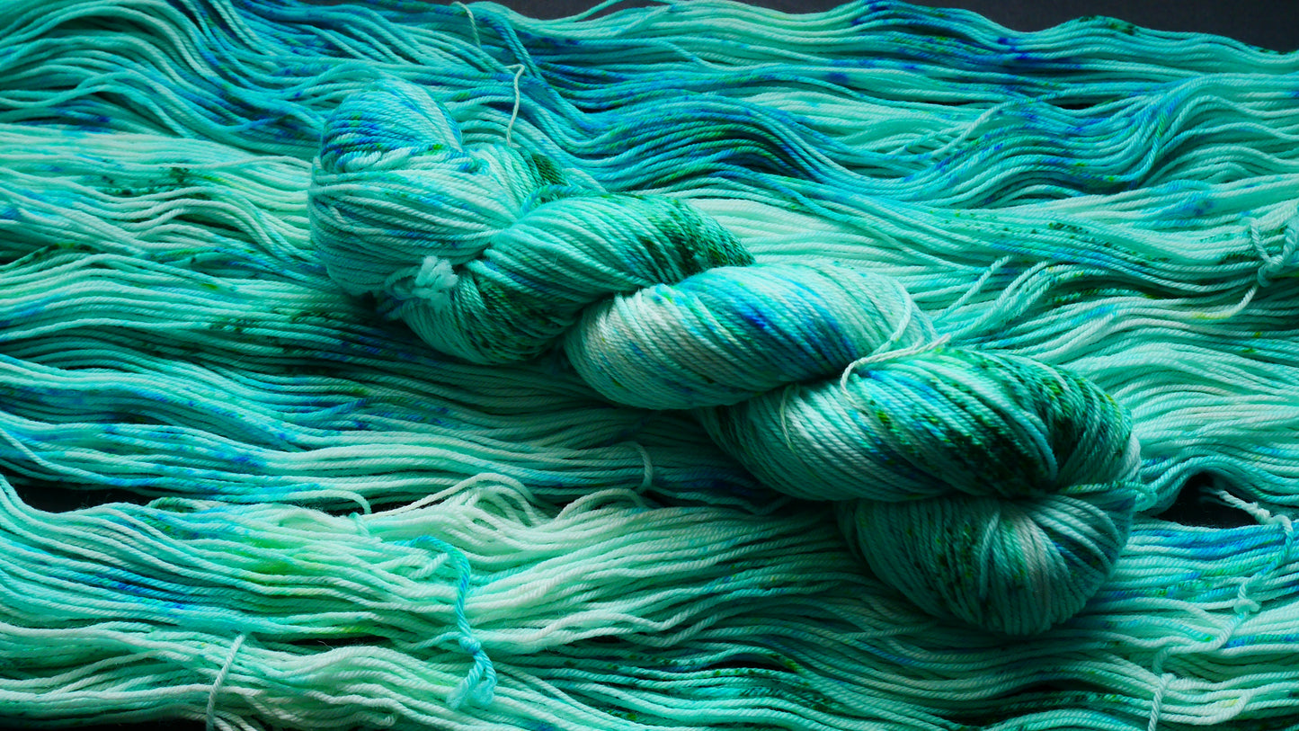 “Green Glass” Superwash BFL DK