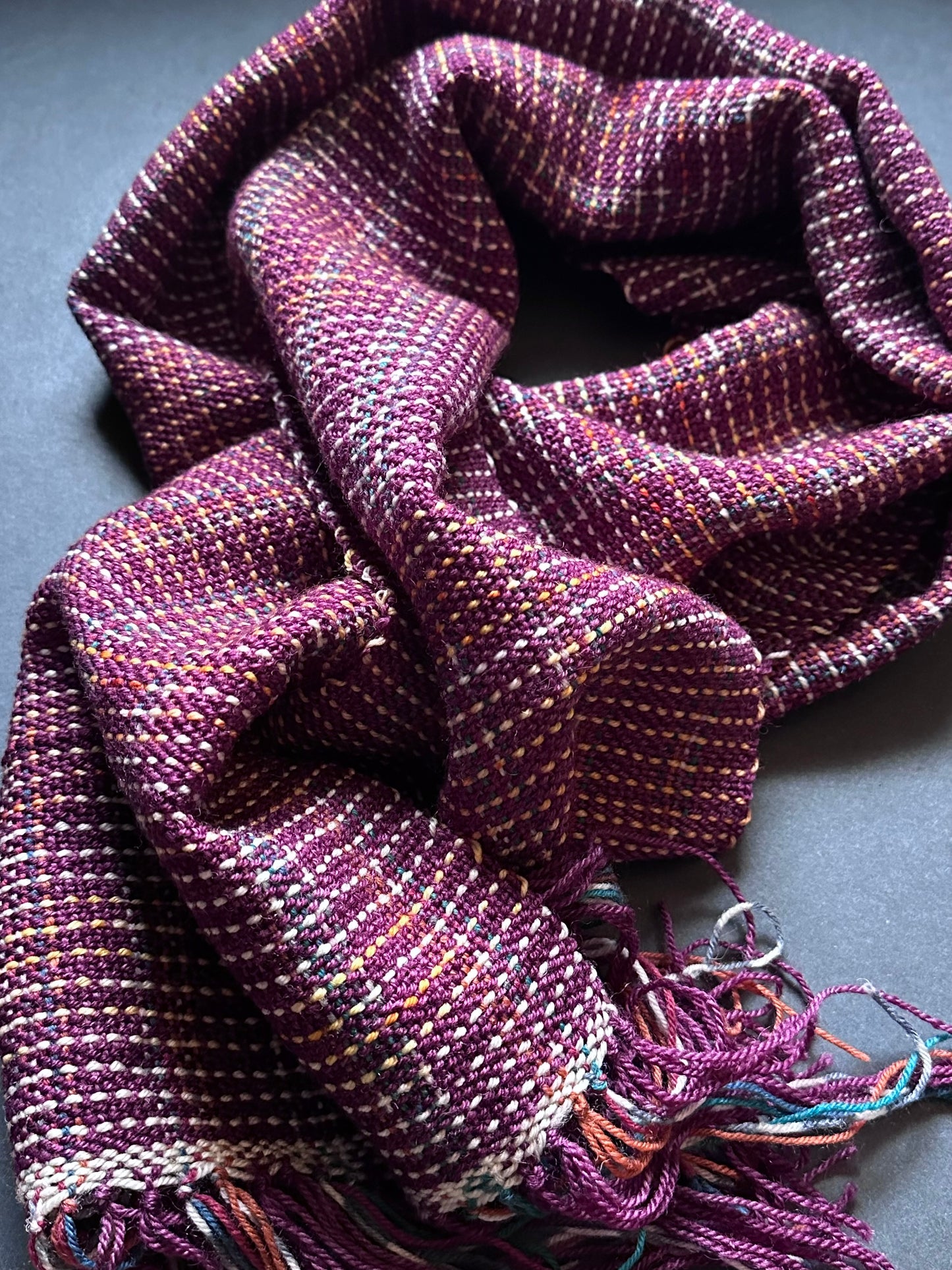Handwoven Wool Scarf #2