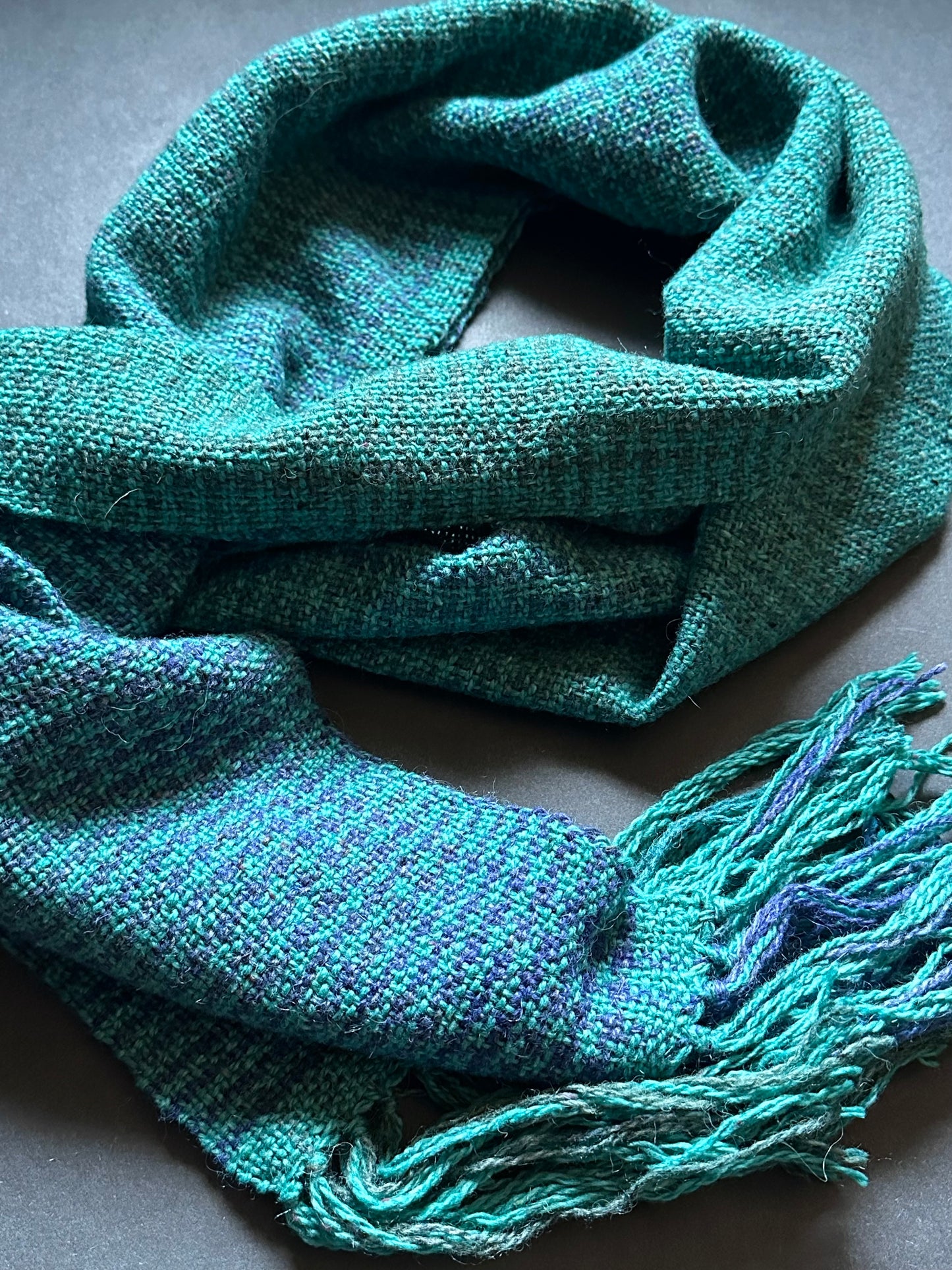Handwoven Wool Scarf #3
