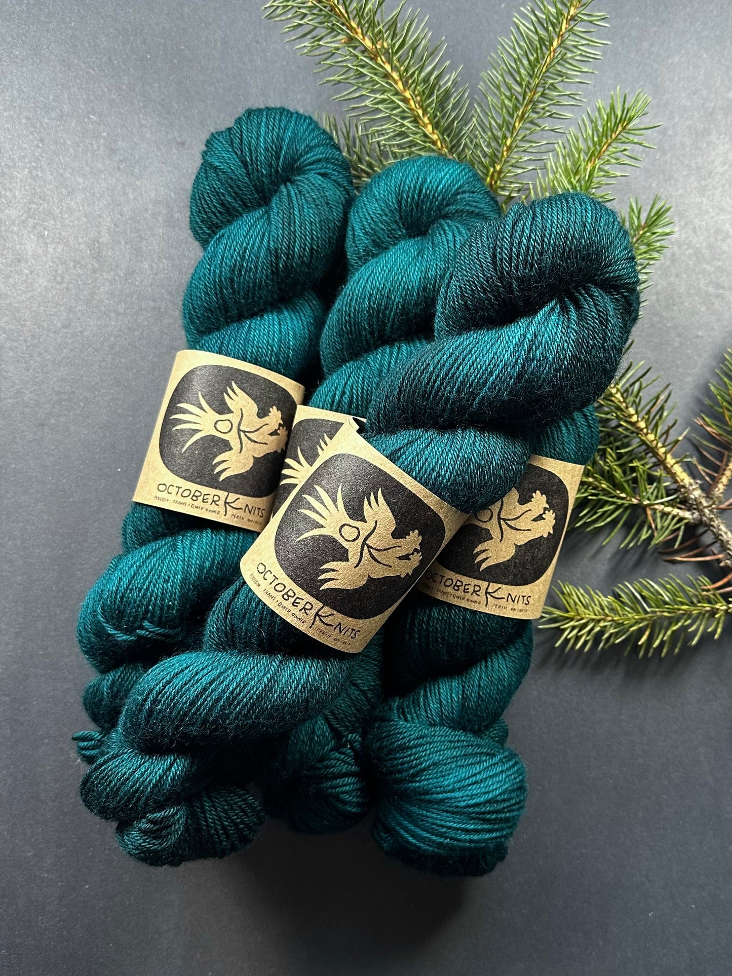 “Handsome Santa” Superwash BFL DK