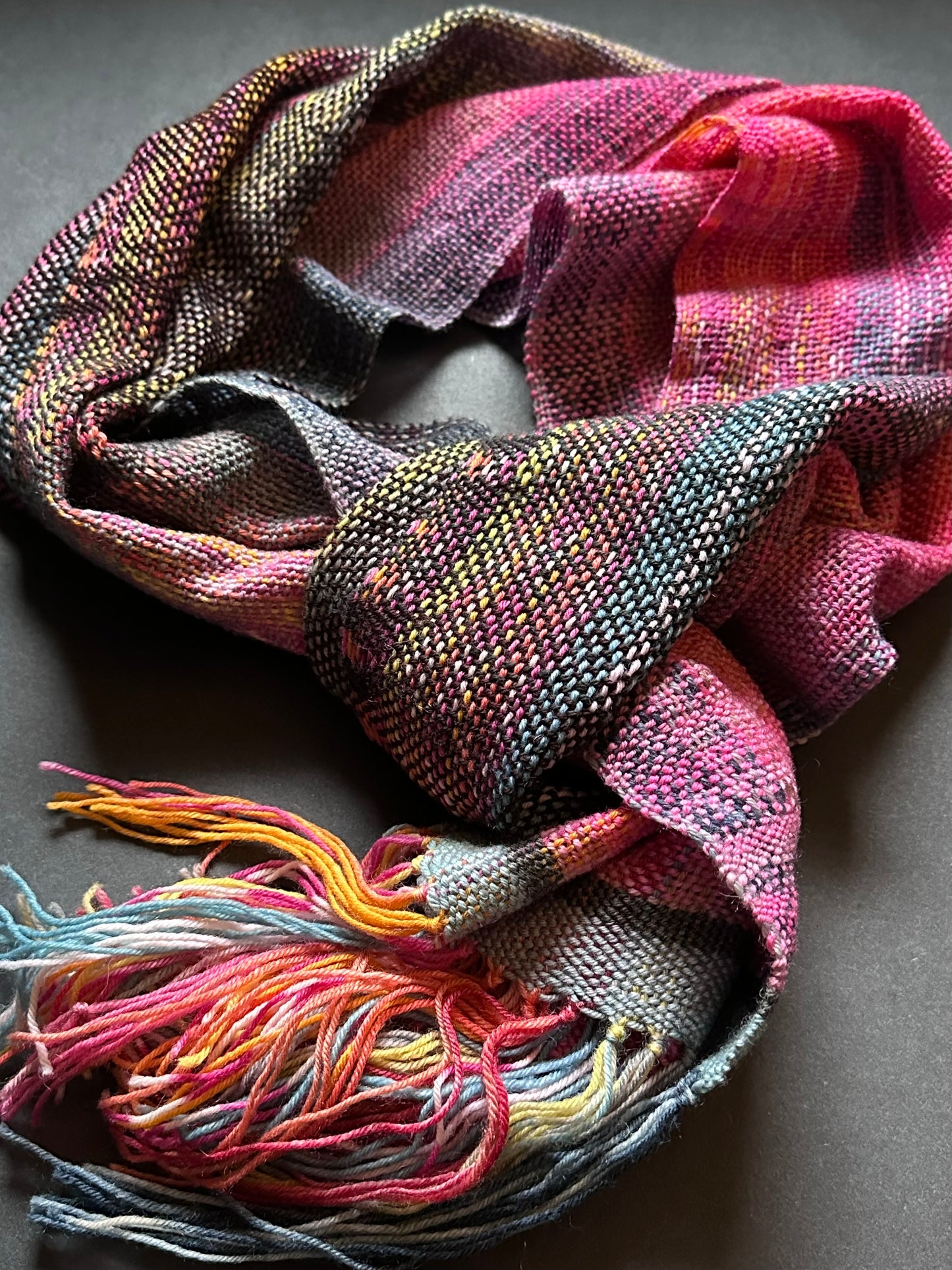 Handwoven Wool Scarf #1