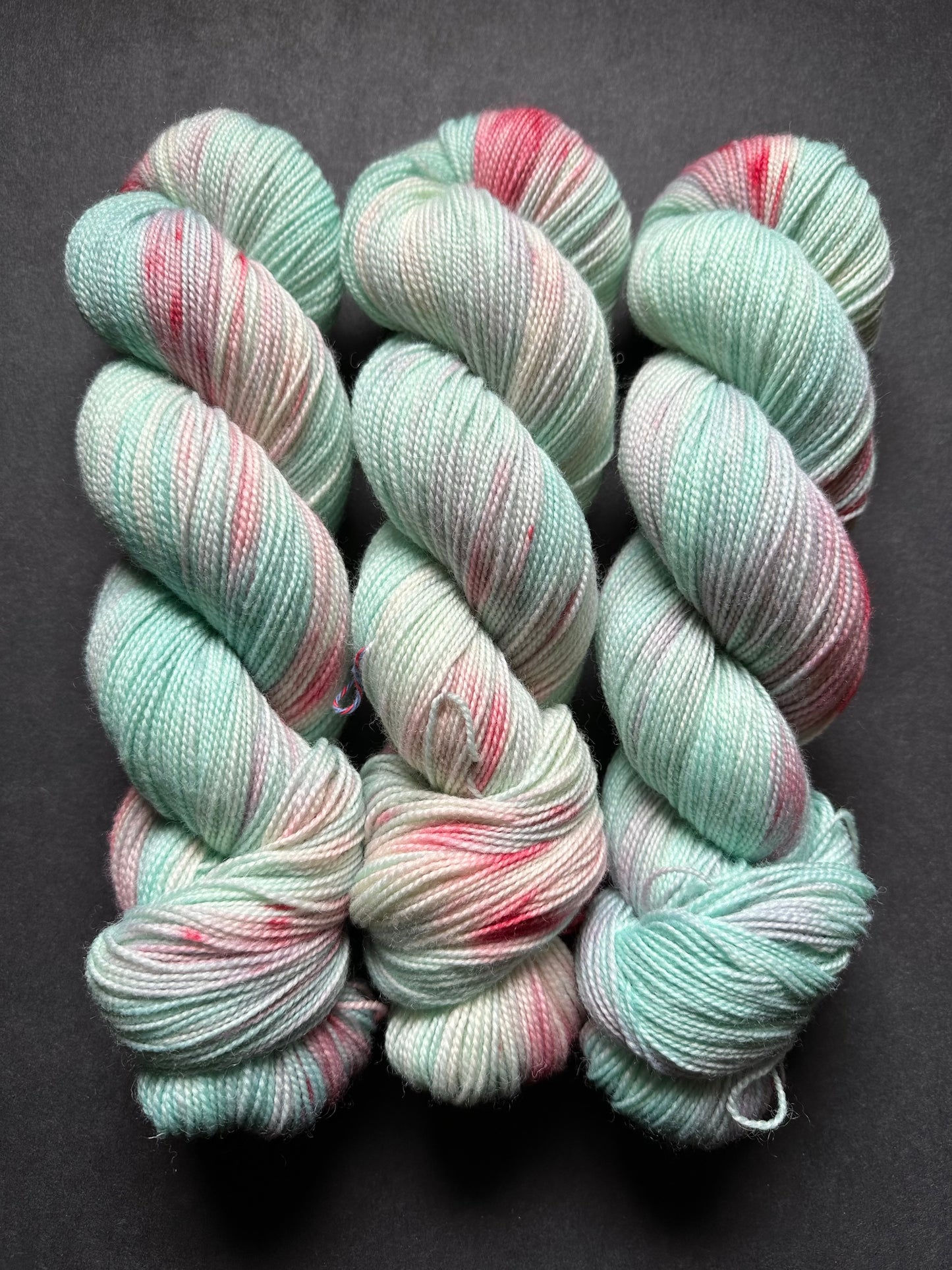 “Murder on the Dancefloor” Superwash BFL Helix Sock
