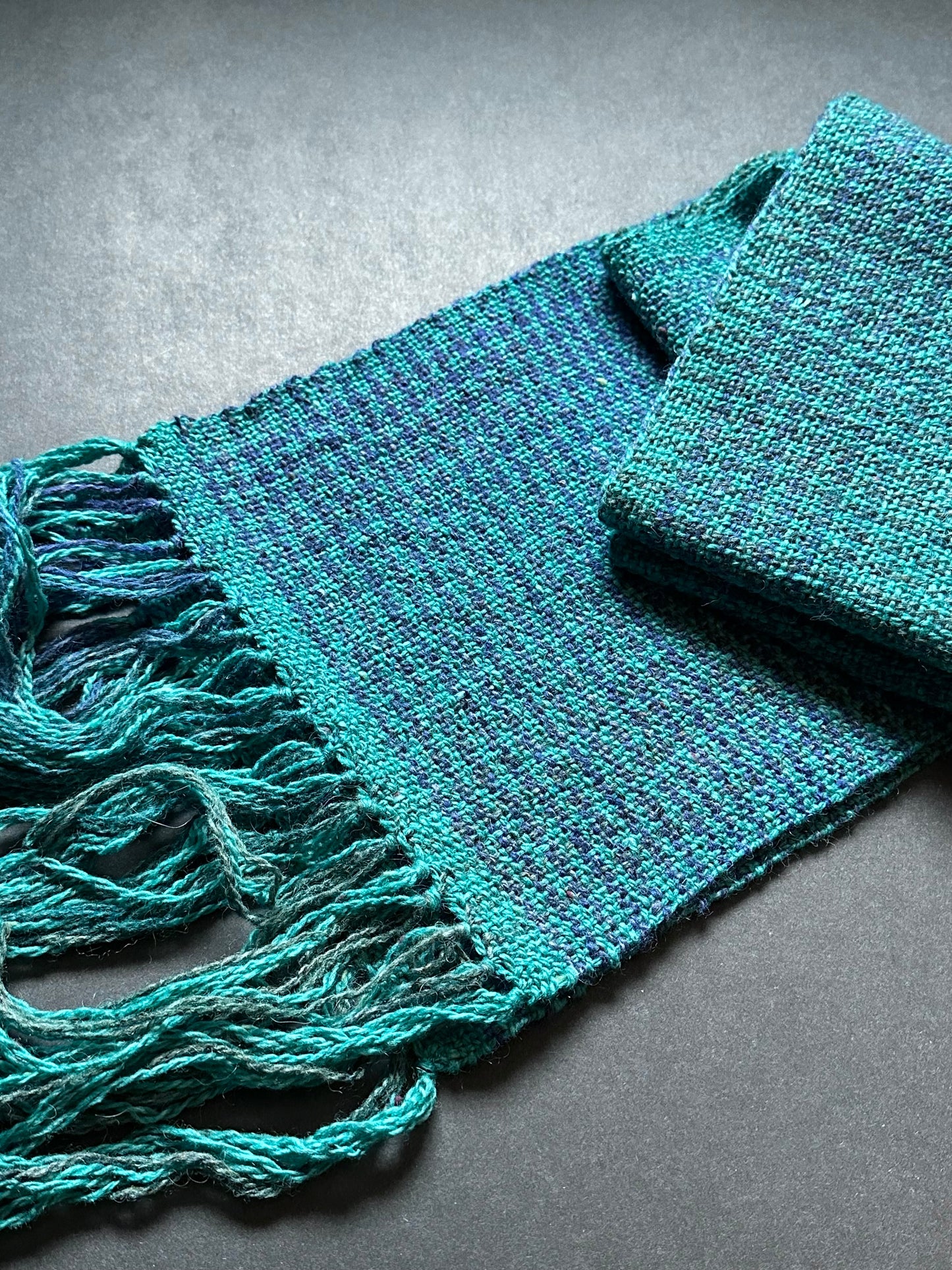 Handwoven Wool Scarf #3