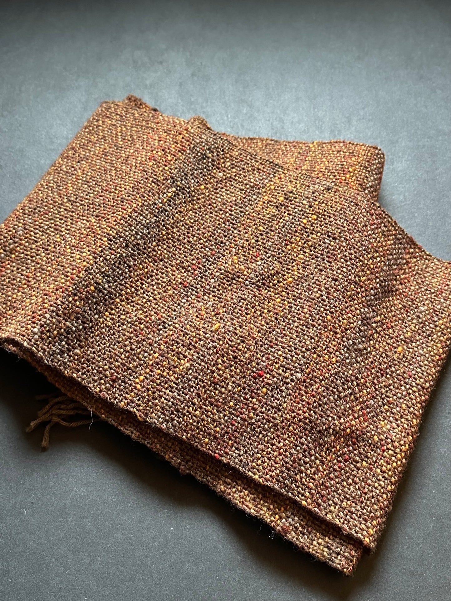 Handwoven Wool Scarf #7