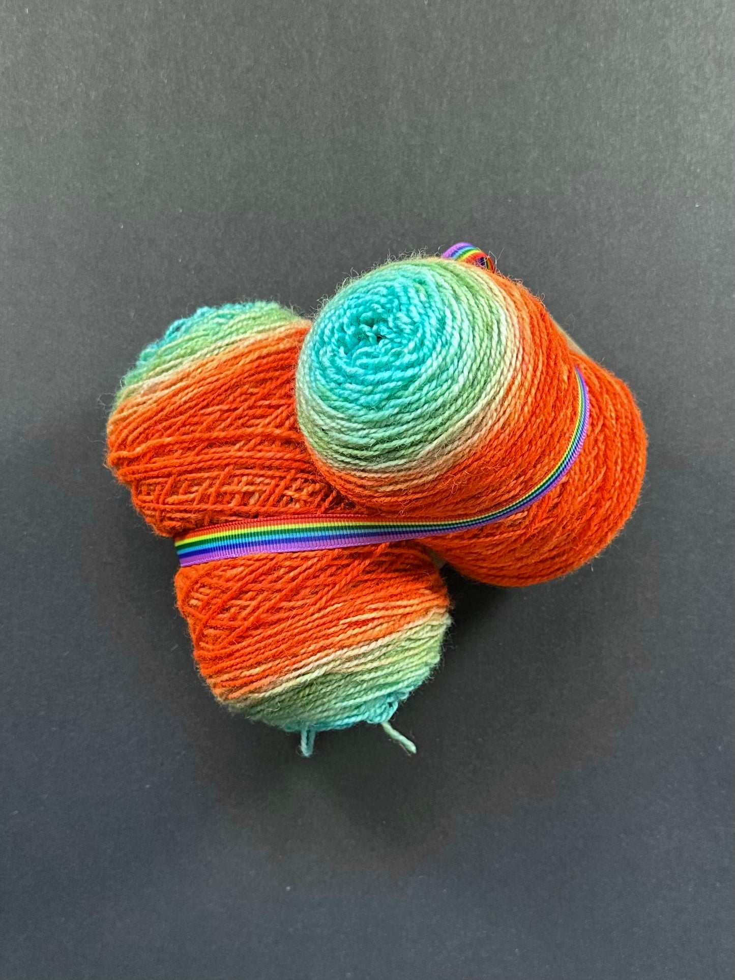 "Enemies to Lovers" Superwash BFL Helix Sock Twins