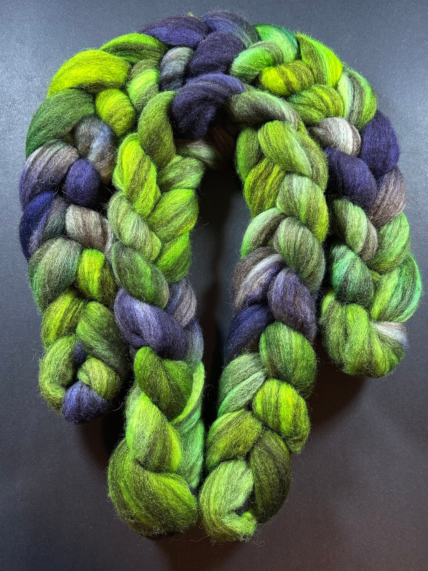 "Goopy Ghost" BFL tricolour base Combed Top