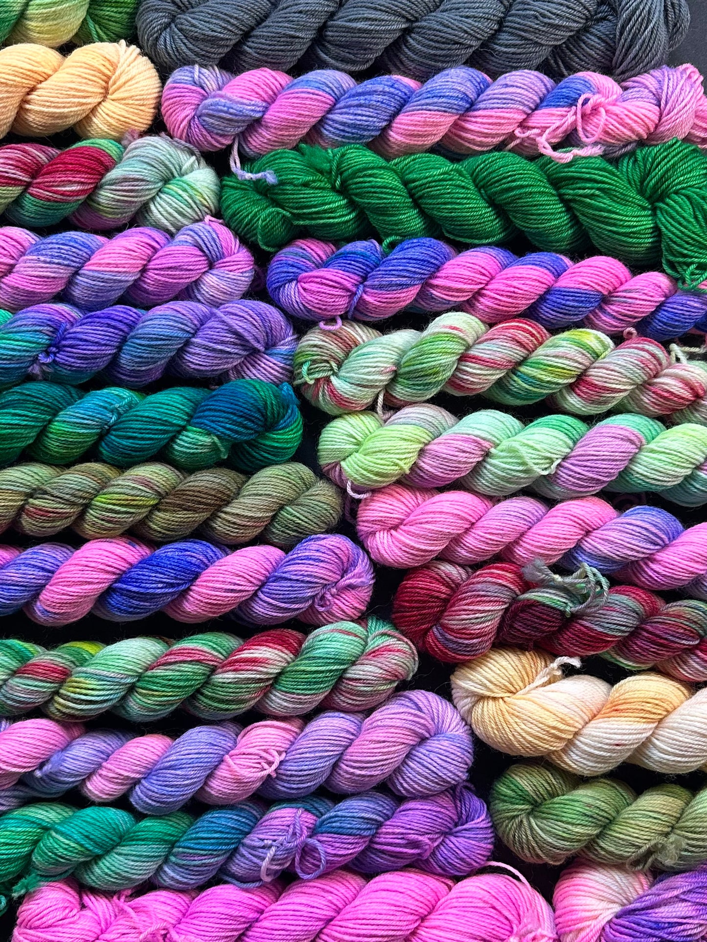 Superwash BFL 4ply Mini Skeins