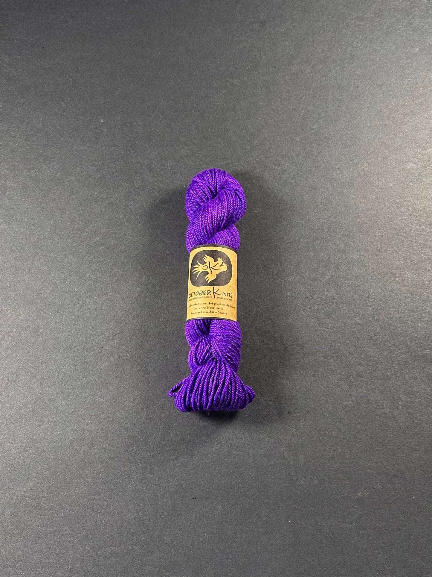 "Purplest Nurple" Untreated BFL Sport 50g