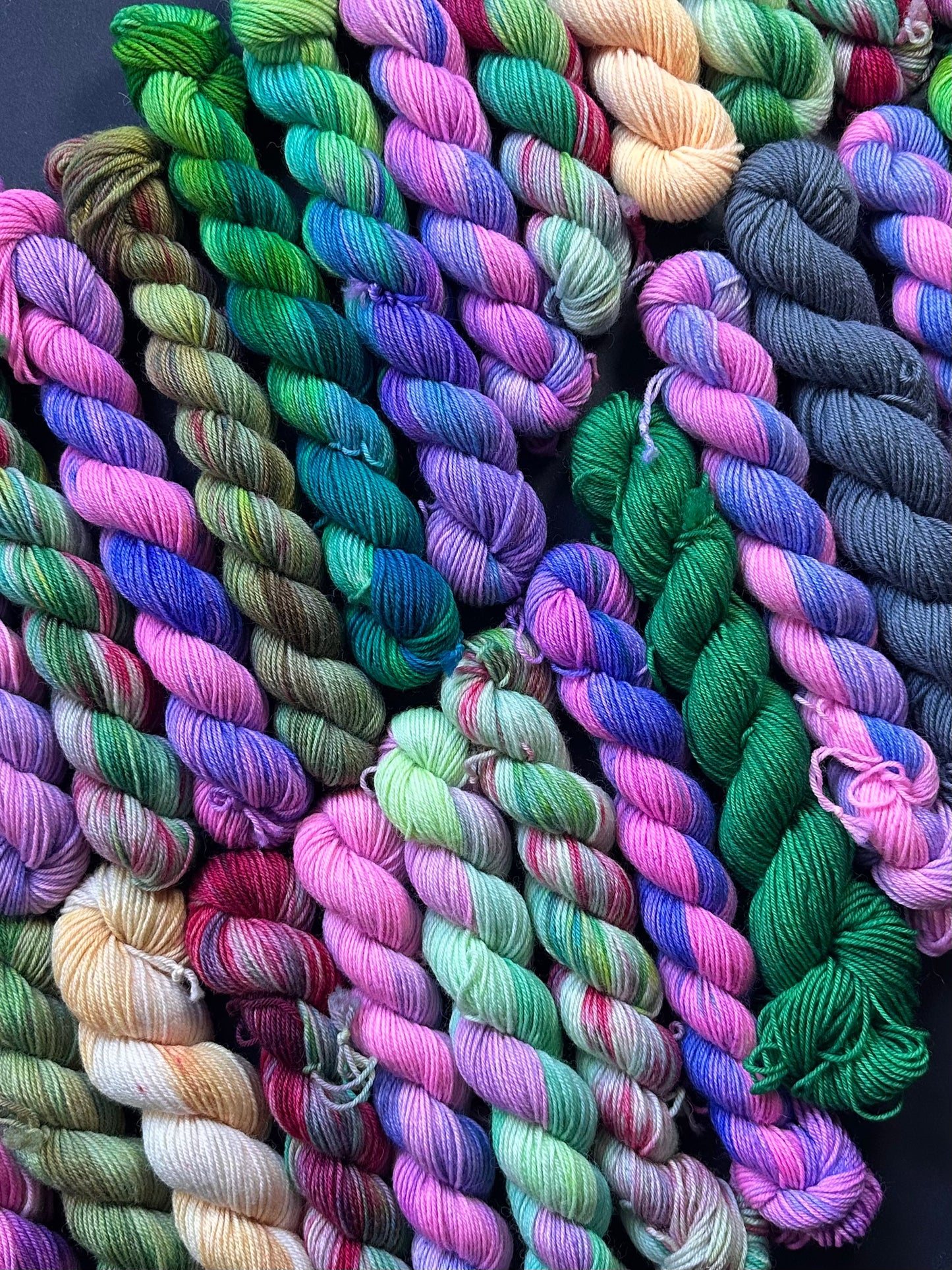 Superwash BFL 4ply Mini Skeins