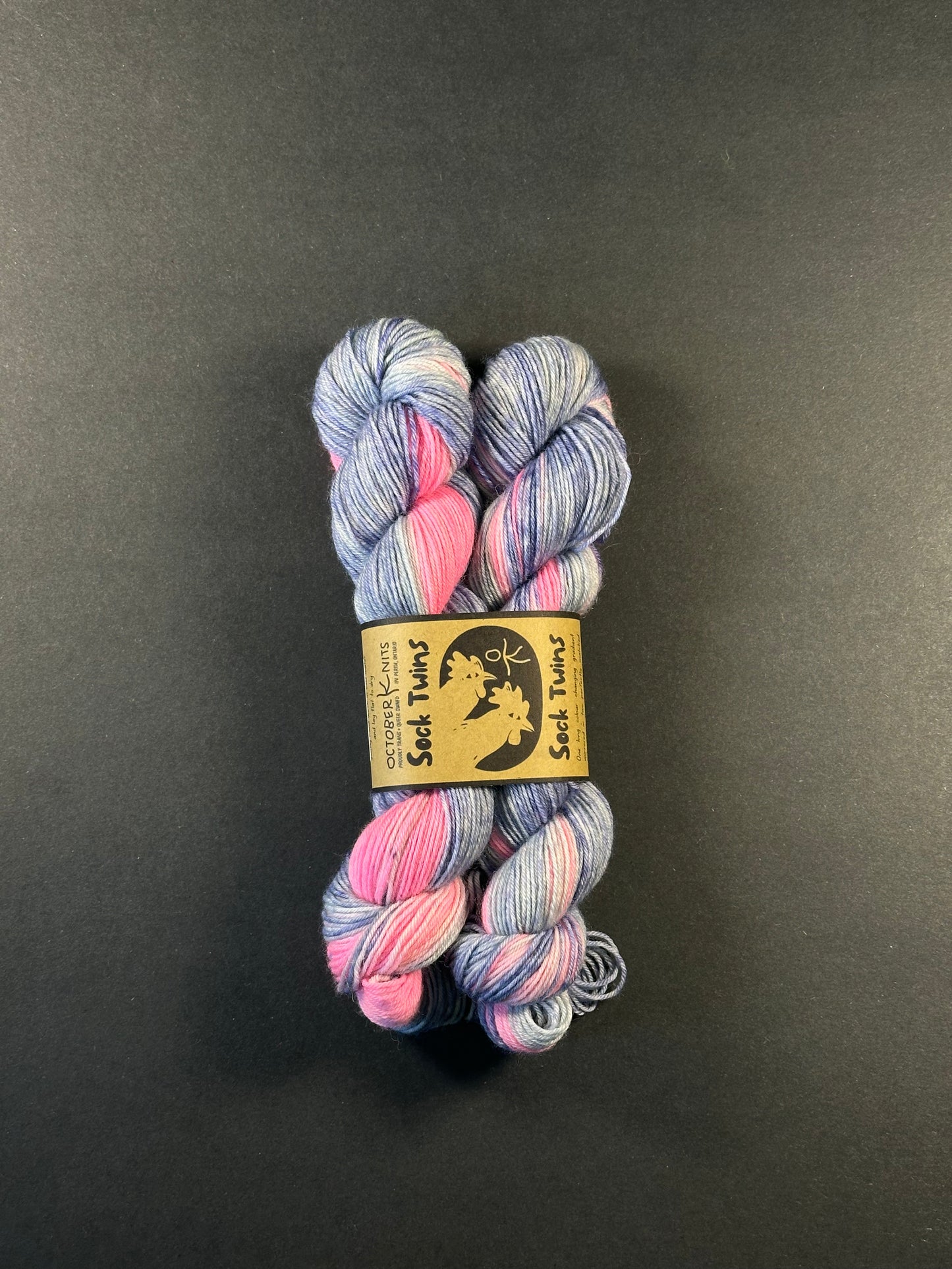 “Etude" Superwash BFL 4ply Sock Twins