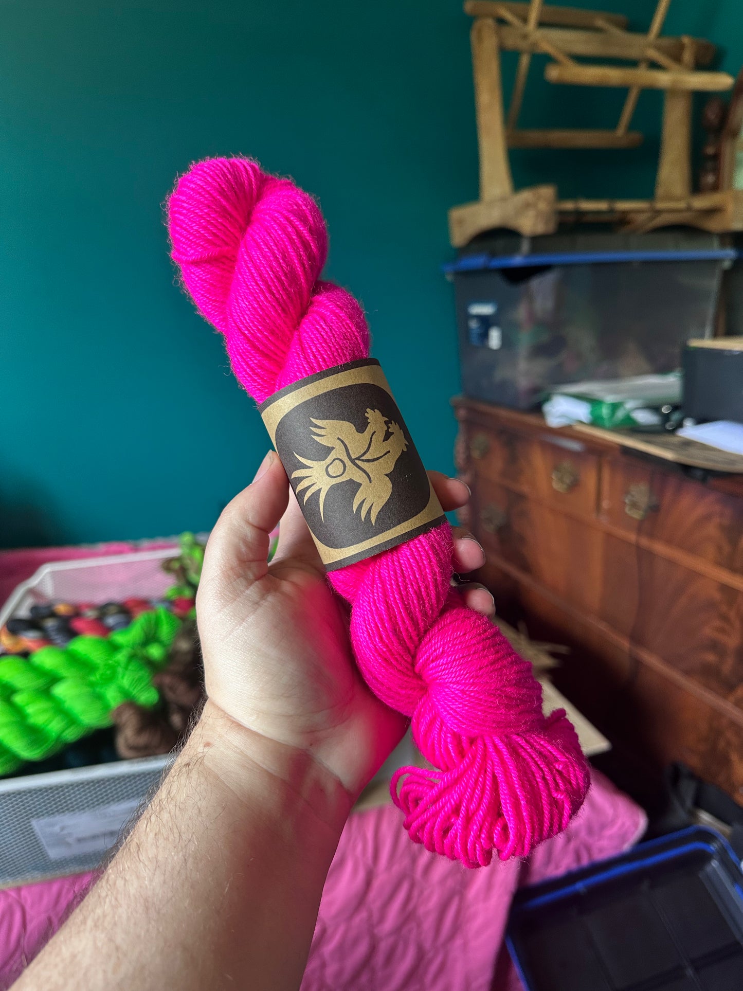 "Fuchs-Yeah!" Untreated BFL Worsted