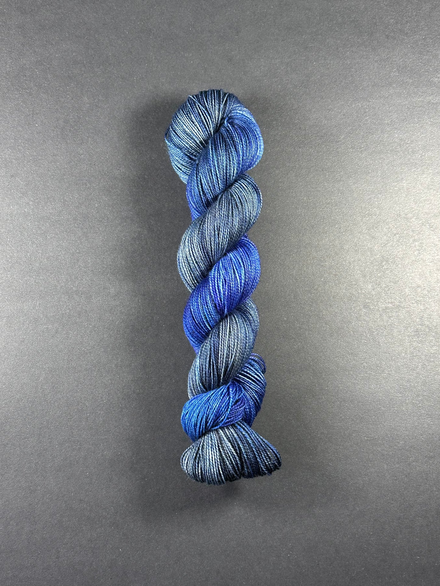 “Denim Jacket” Superwash BFL Helix Sock