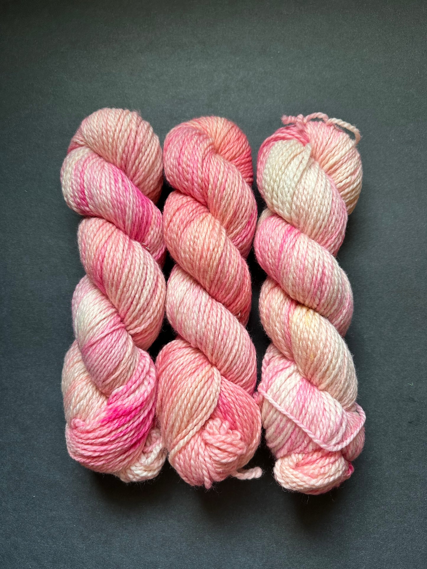 “Rose Gold IPhone” Superwash BFL Aran