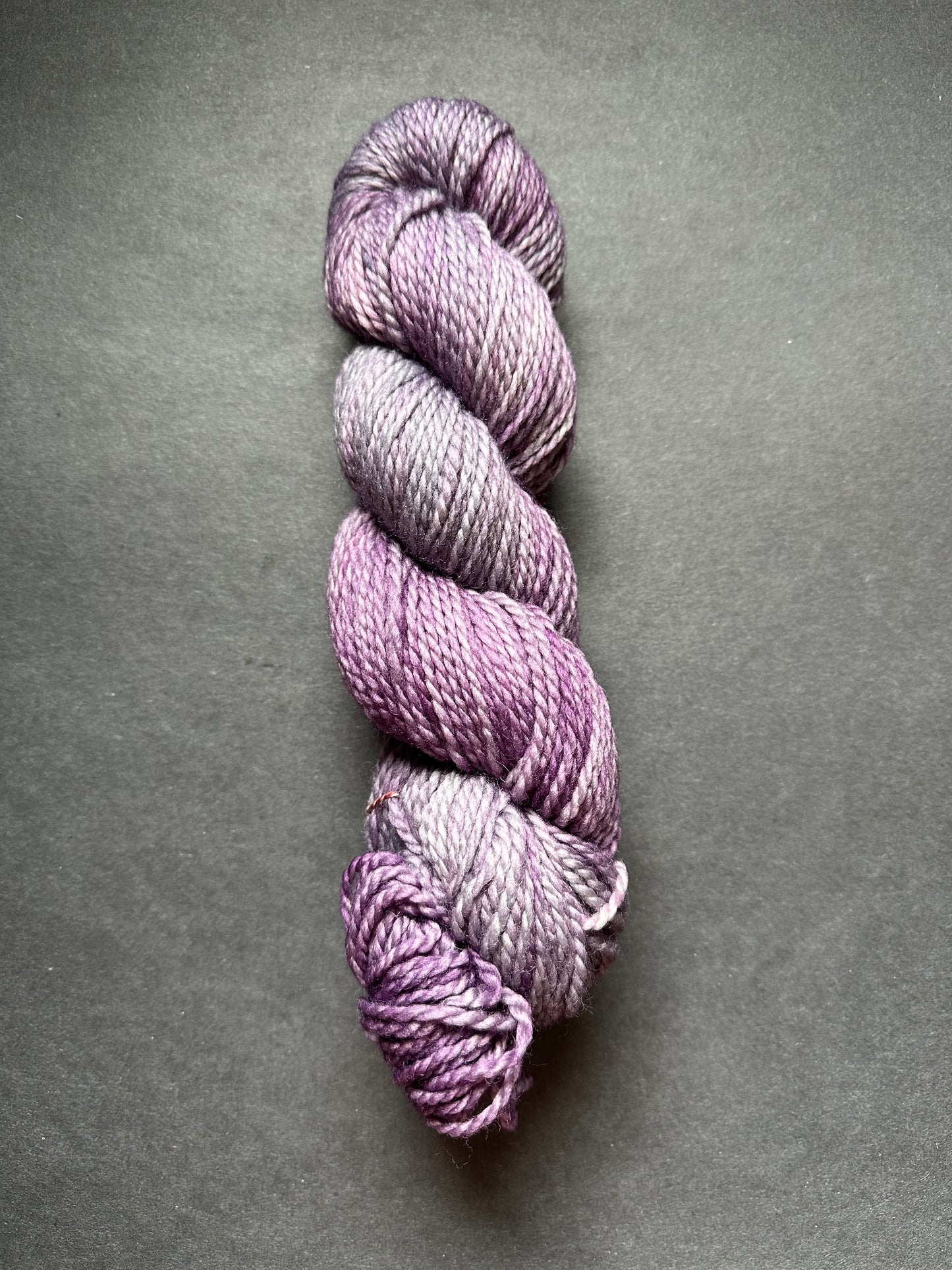 “Grape Ice” Superwash BFL Aran