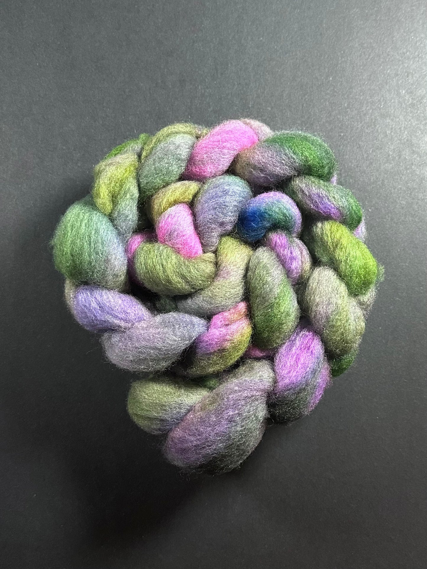 "Swamp Witch" BFL Combed Top - Non-Superwash (Copy)