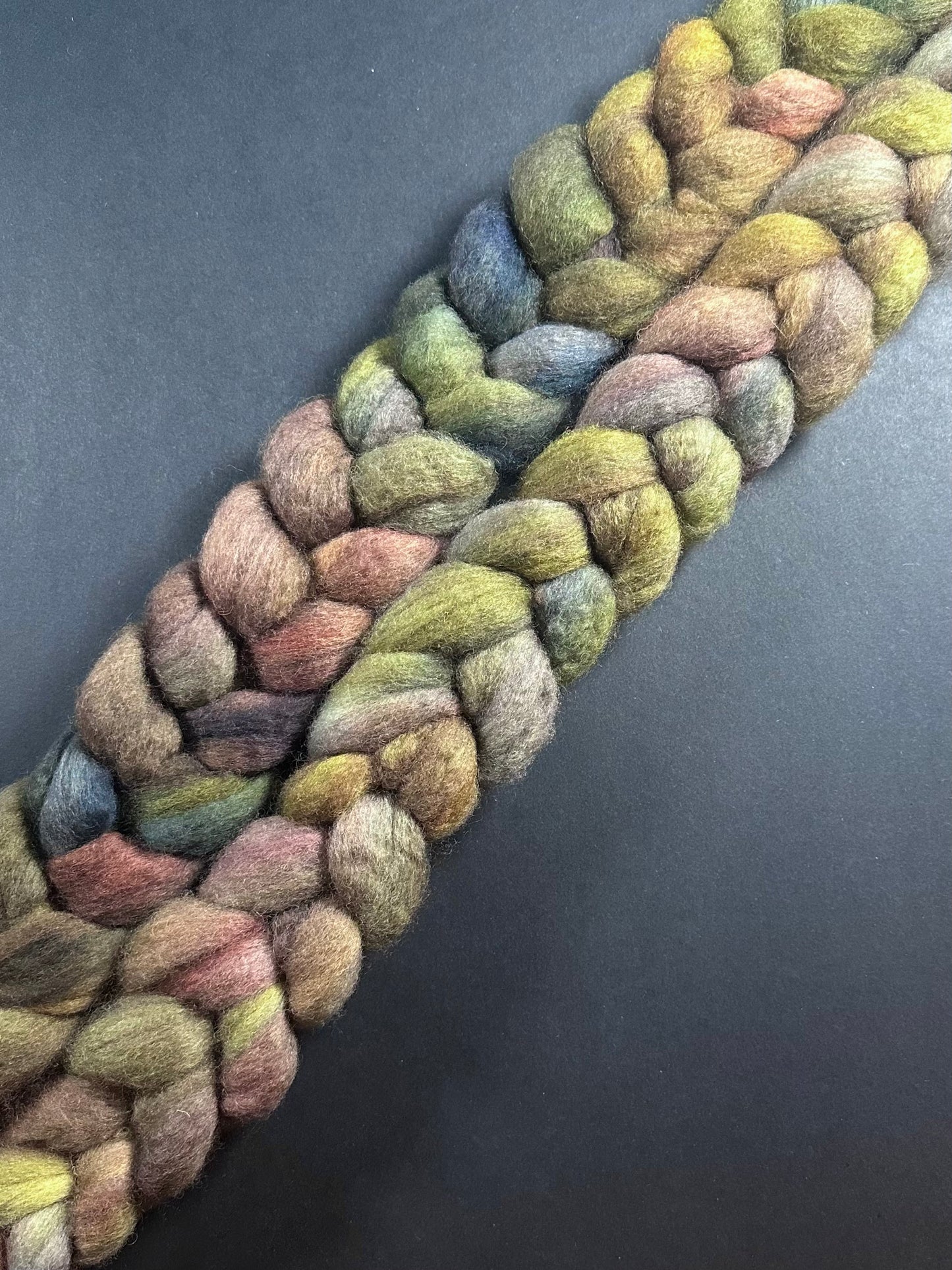 "Largemouth's Garden" BFL Combed Top - Non-Superwash