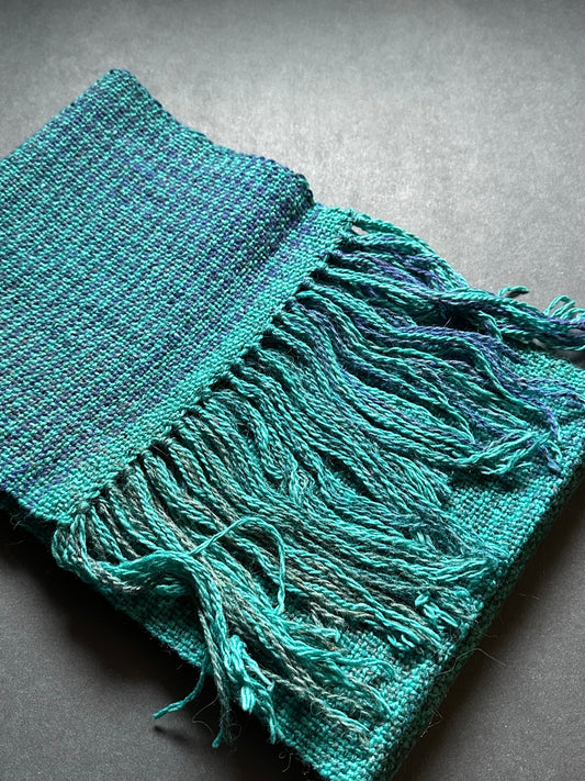 Handwoven Wool Scarf #3