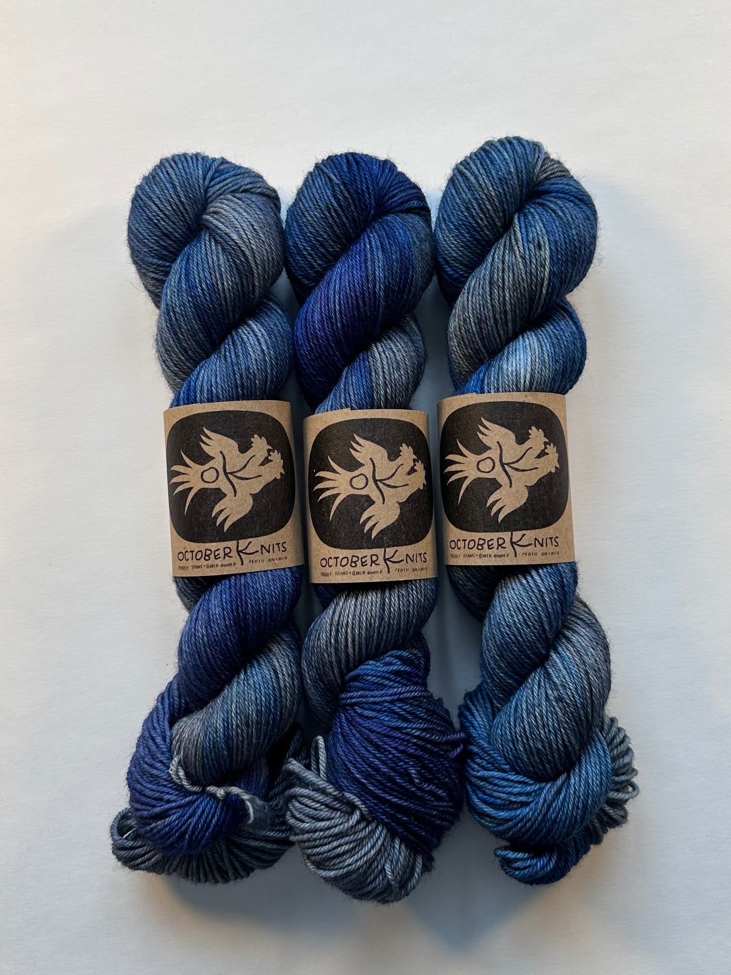 “Denim Jacket” Superwash BFL DK