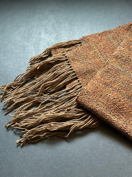 Handwoven Wool Scarf #7