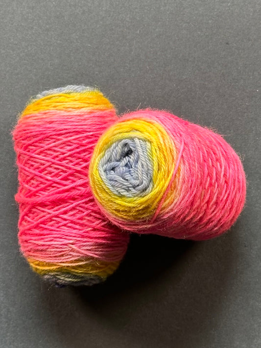 “The Occasional Rosé" Superwash BFL Sport Weight Sock Twins