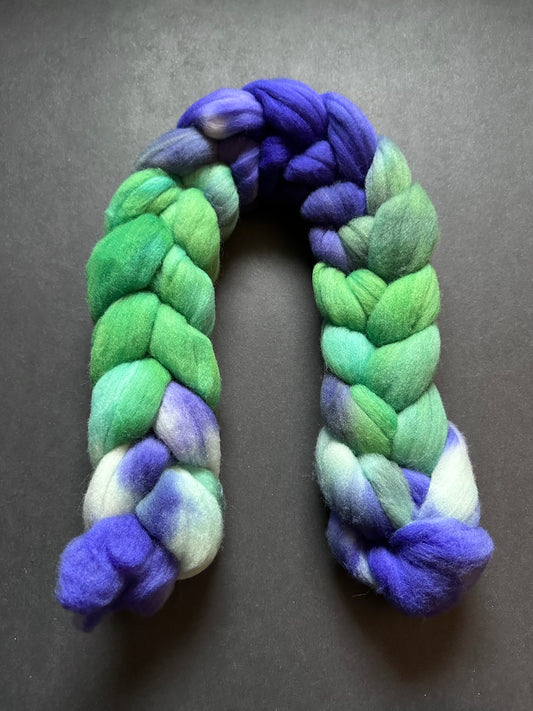 “Get in the Robot” 22 Micron Merino Top 100g Braid