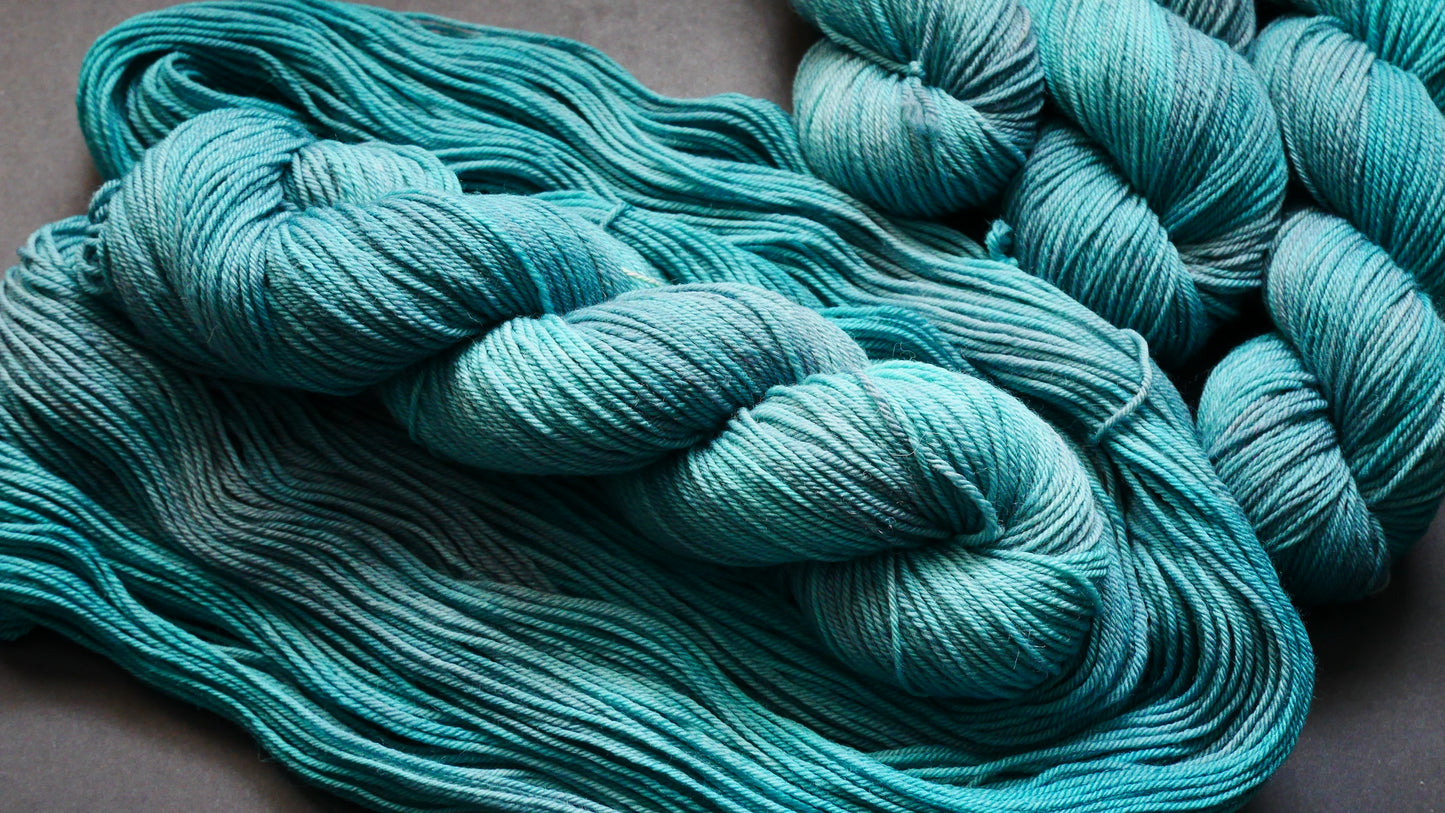 “Aquaceous” Superwash BFL DK