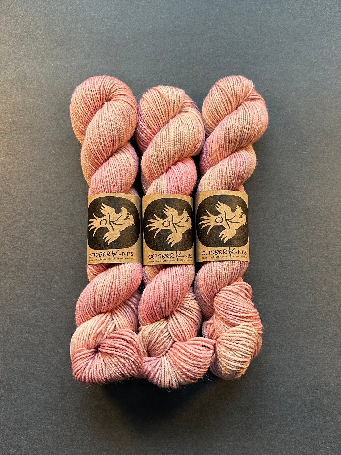 “Rose Gold Iphone” Superwash BFL DK