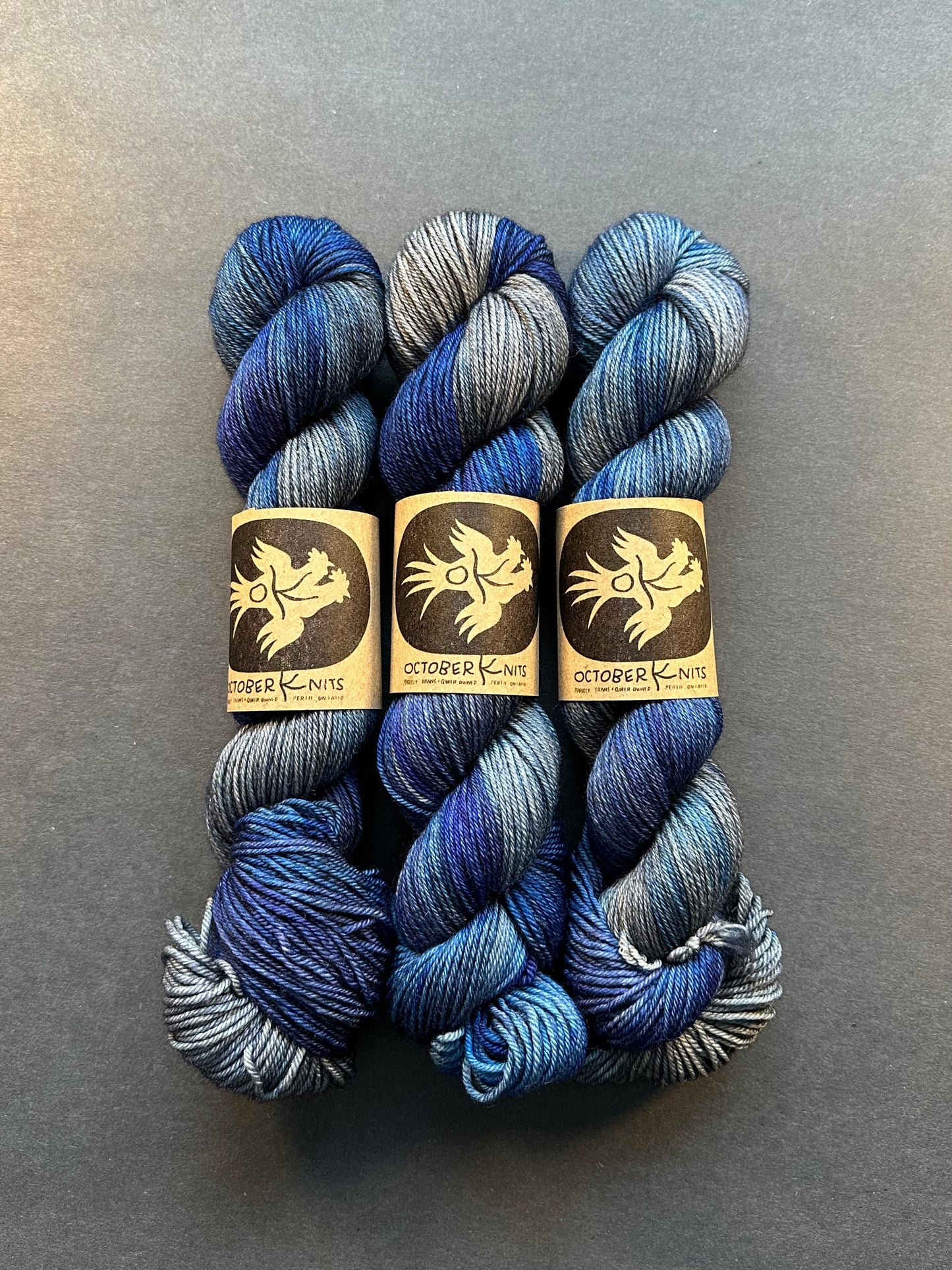 “Denim Jacket” Superwash BFL DK