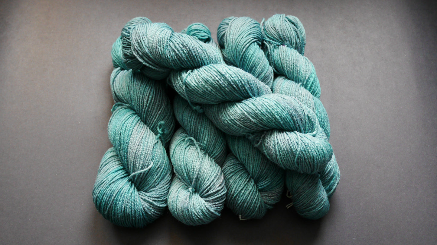 “Aquaceous” Superwash BFL DK