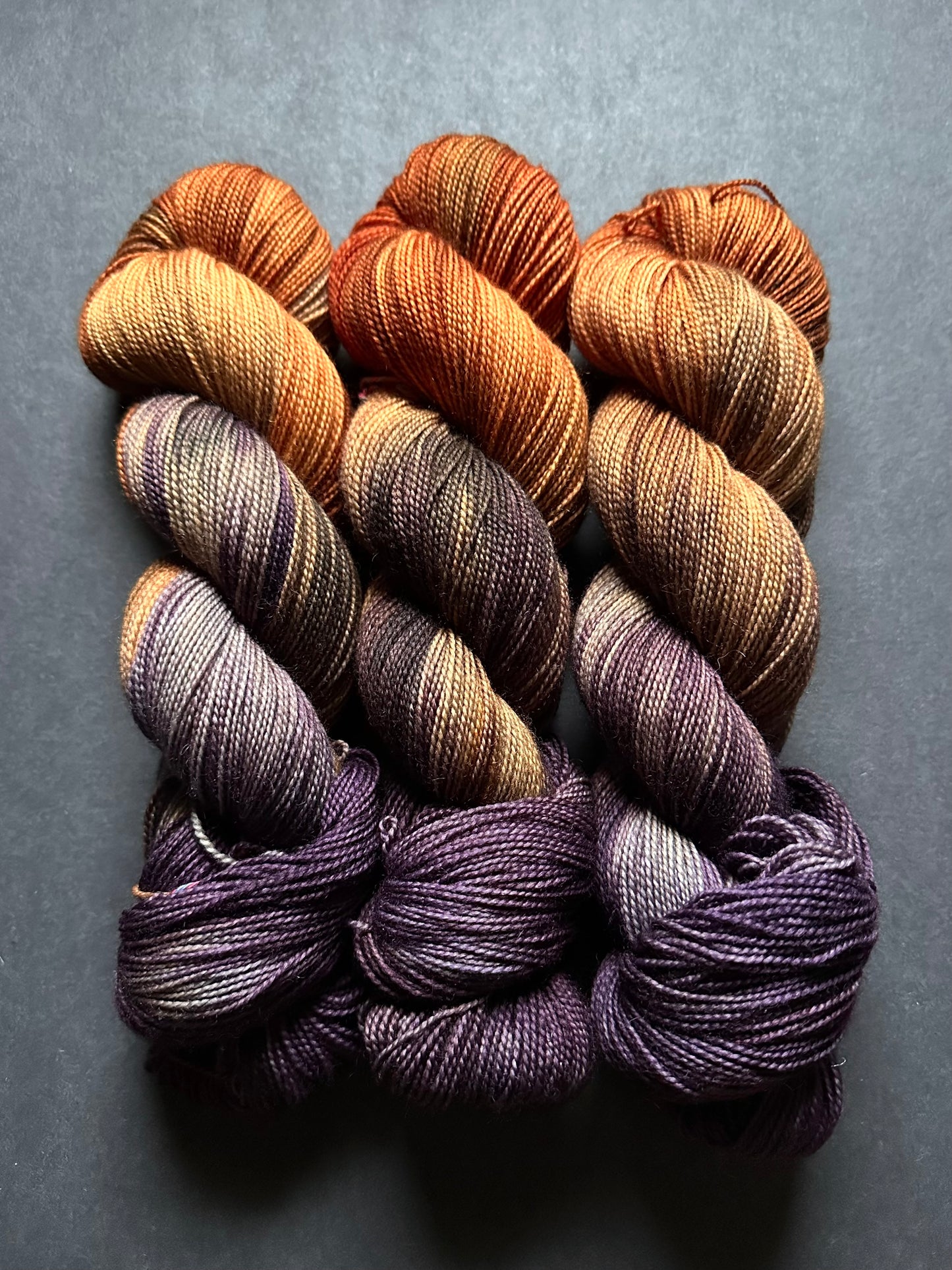 “Spellcrafter” Superwash BFL Helix Sock