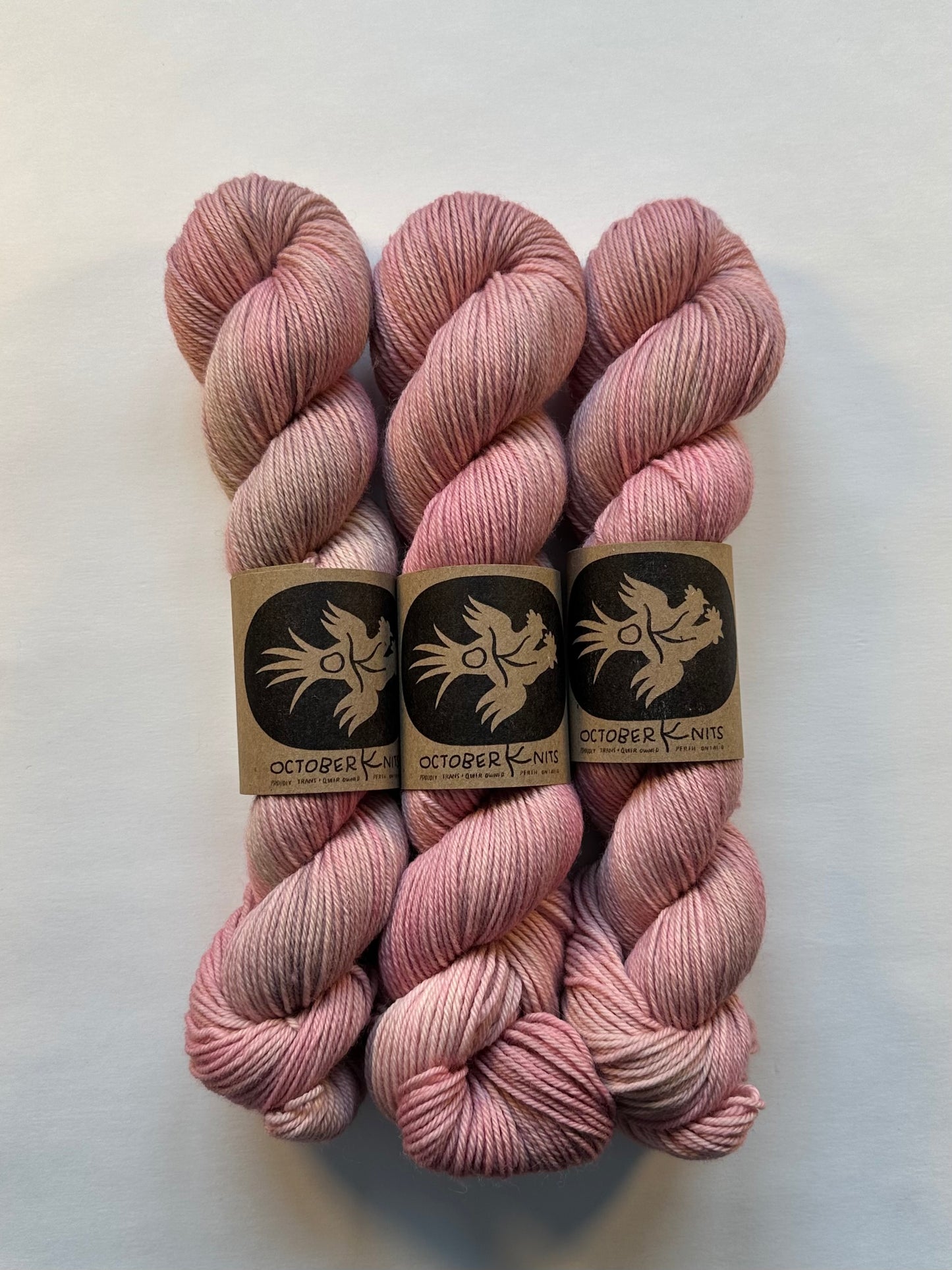 “Rose Gold Iphone” Superwash BFL DK
