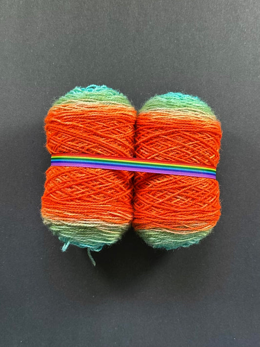 "Enemies to Lovers" Superwash BFL Helix Sock Twins