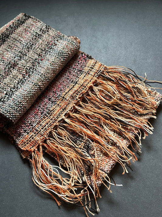 Handwoven Wool Scarf #6