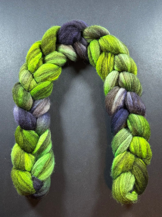 "Goopy Ghost" BFL tricolour base Combed Top