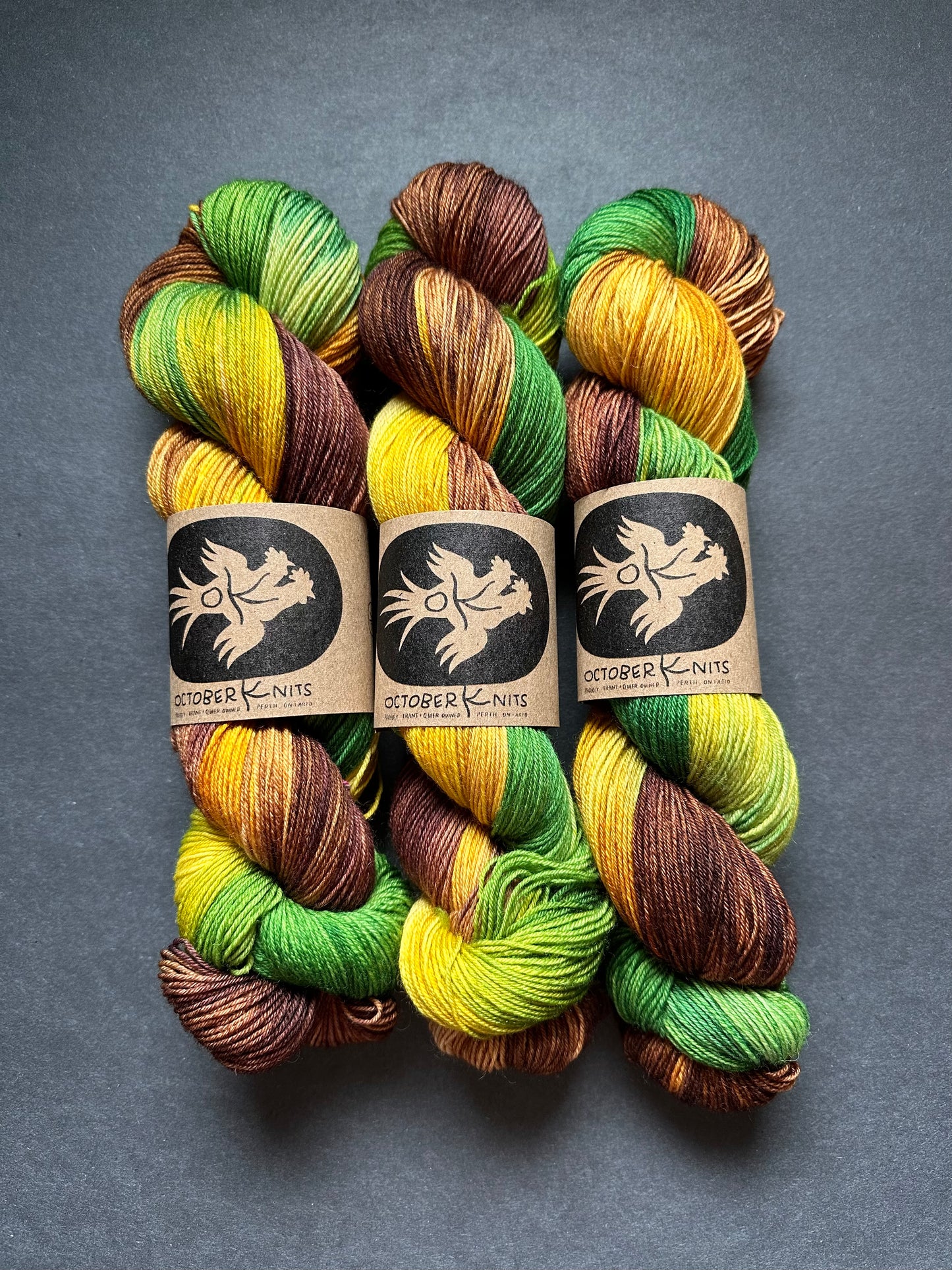 “White People Taco Night” Superwash BFL Smooth Sock