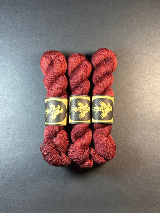 “We Have Tyrian Purple at Home” Superwash BFL 4ply Sock
