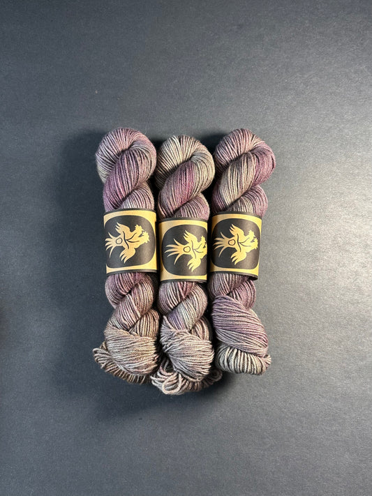 “Reddish Egret" Untreated BFL Worsted