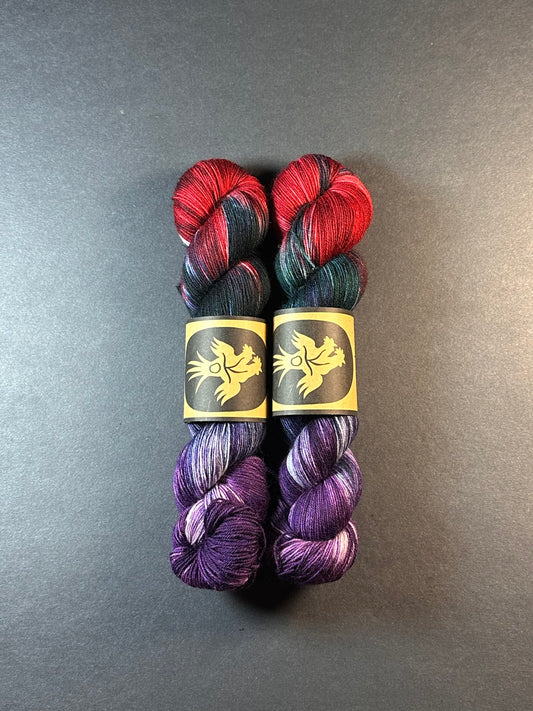 “Wassailing” Superwash BFL 4ply Sock