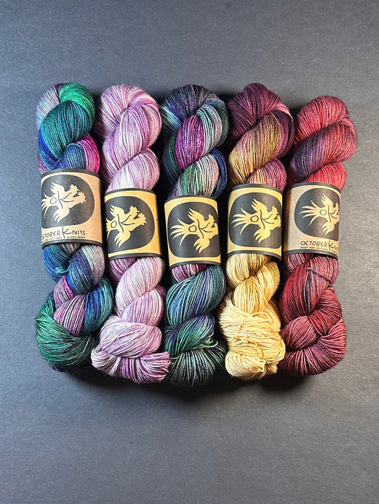 “Etude” Superwash BFL 4ply Sock