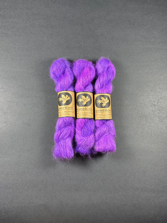 “Pansy Power” Kidsilk Mohair Lace