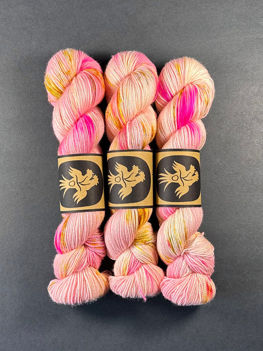 “Tuesday at Ten Thirty” Superwash BFL Helix Sock