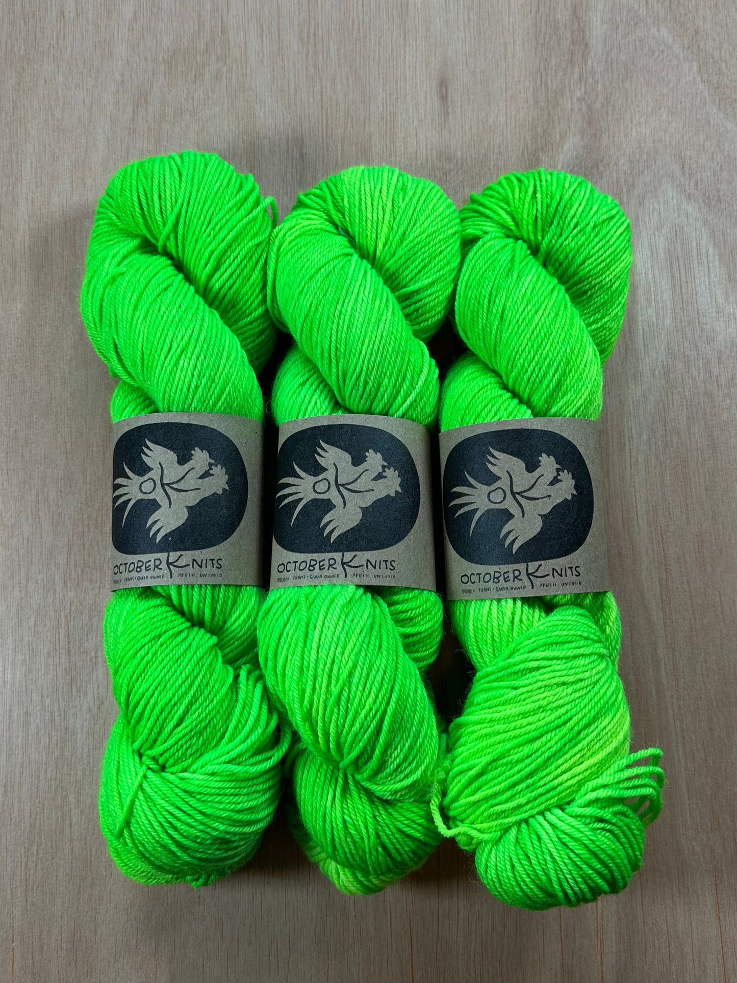 “Char-TRUCE!” Superwash BFL DK